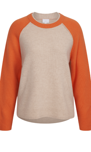 2-farbiger Strickpullover - Coral Sands - Pullover - Sportalm