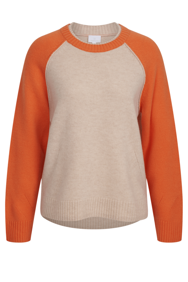 2-farbiger Strickpullover - Coral Sands - Pullover - Sportalm