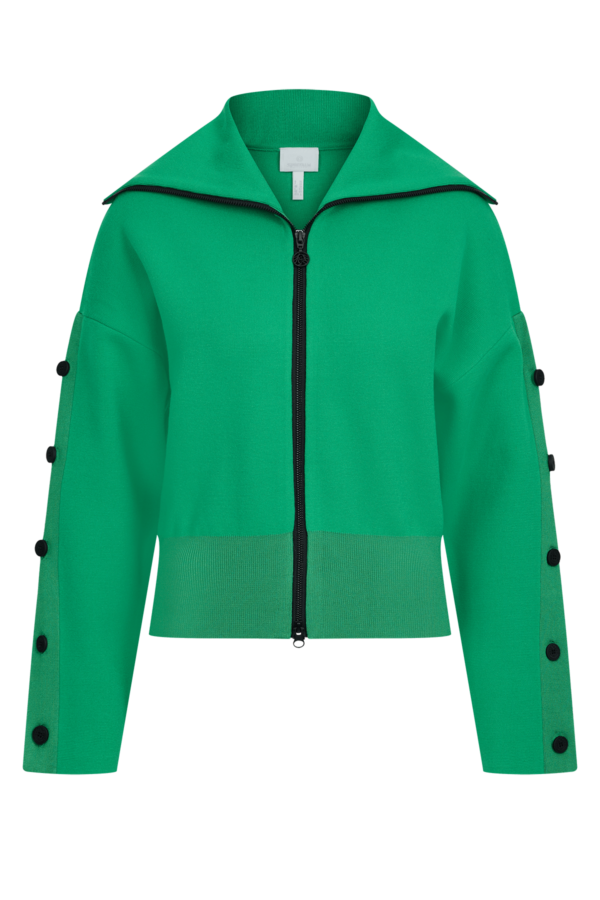 Sweaterjacke-Onyx Green-Sportalm