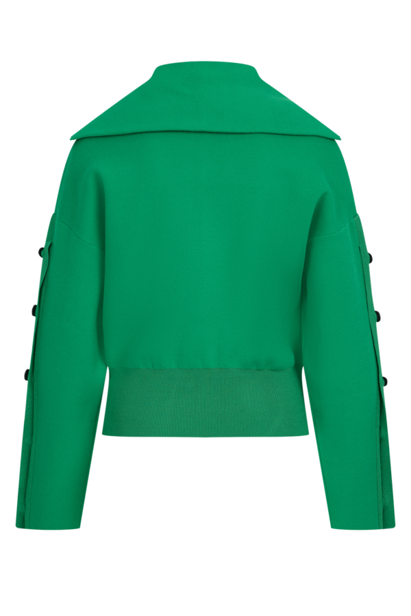 Sweaterjacke-Onyx Green-Sportalm