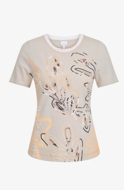 T-shirt aus angenehmer Baumwoll-Qualität - Flint Grey - T-Shirts - Sportalm