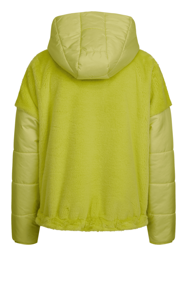 Steppjacke mit Body aus Plüsch - Lunar Lime - Jacke - Sportalm