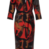 Kleid mit Gürtel - Paprika Flame -Kleid -Sportalm