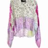 Bluse S48-215 - im Flower-Power Style - Bluse - Yippie Hippie