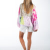 Bluse S48-215 - im Flower-Power Style - Bluse - Yippie Hippie