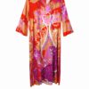 Kleid S48-304 - Rot- und Pinktönen - Kleid - Yippie Hippie