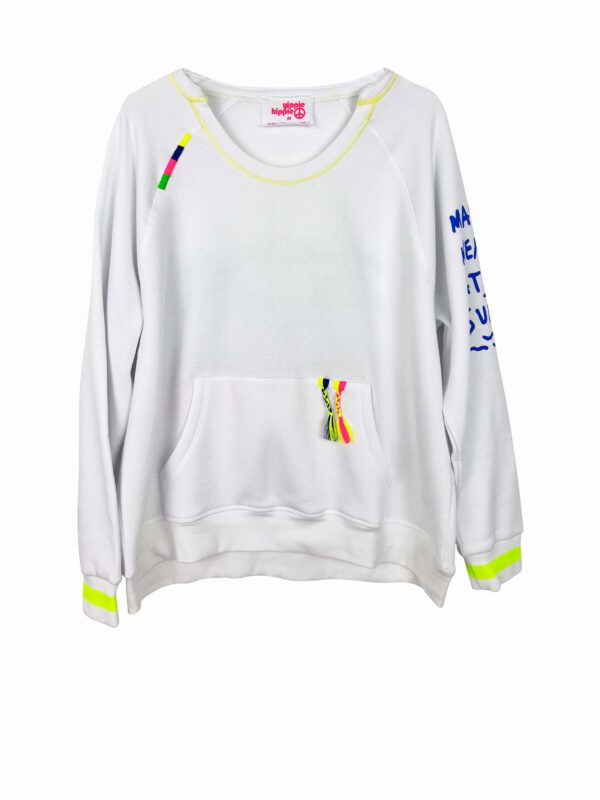 Sweat S48-500 - Strahlendweißer - Sweatshirt - Yippie Hippie