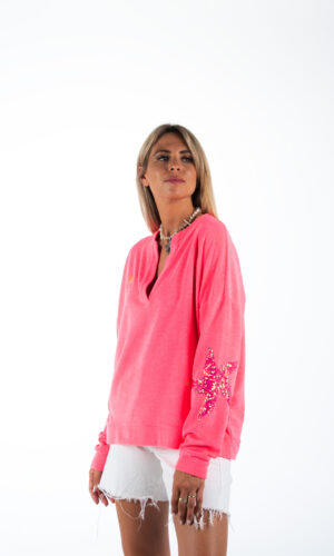 Sweat S48-517 - Pink - Sweatshirt - Yippie Hippie