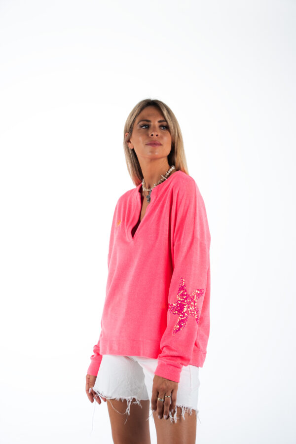 Sweat S48-517 - Pink - Sweatshirt - Yippie Hippie