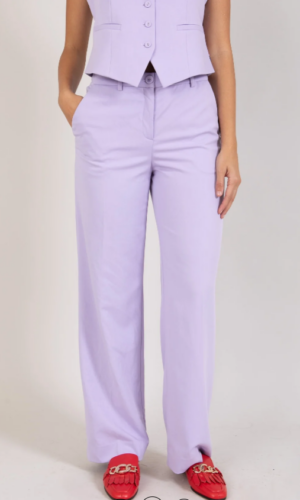 Hose mit Breiten Beinen – Petra Fit - Lavander - Hose - Coster Copenhagen