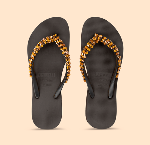 Flip-Flops - Honey Coffee - Schuhe - Uzurii