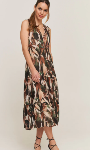 Volant Kleid - Nature Leaf - Kleid - Princess Goes Hollywood